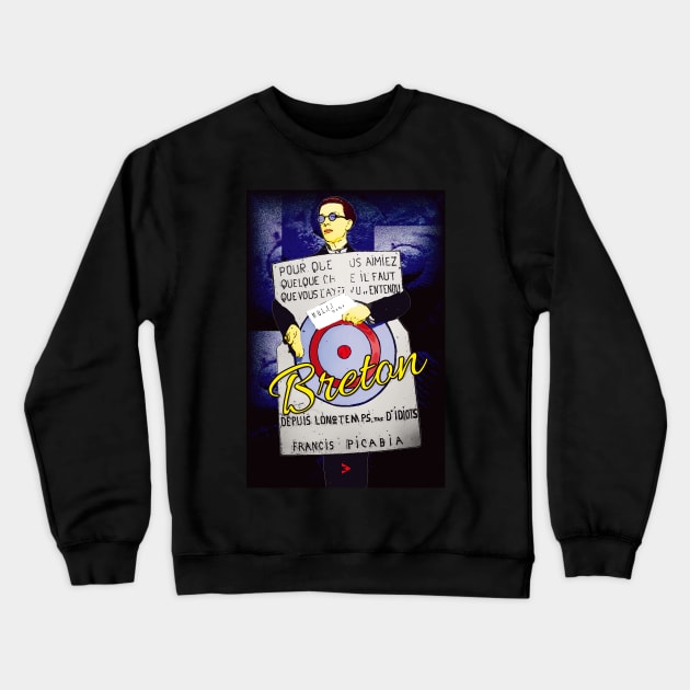 Andre Breton V Crewneck Sweatshirt by Exile Kings 